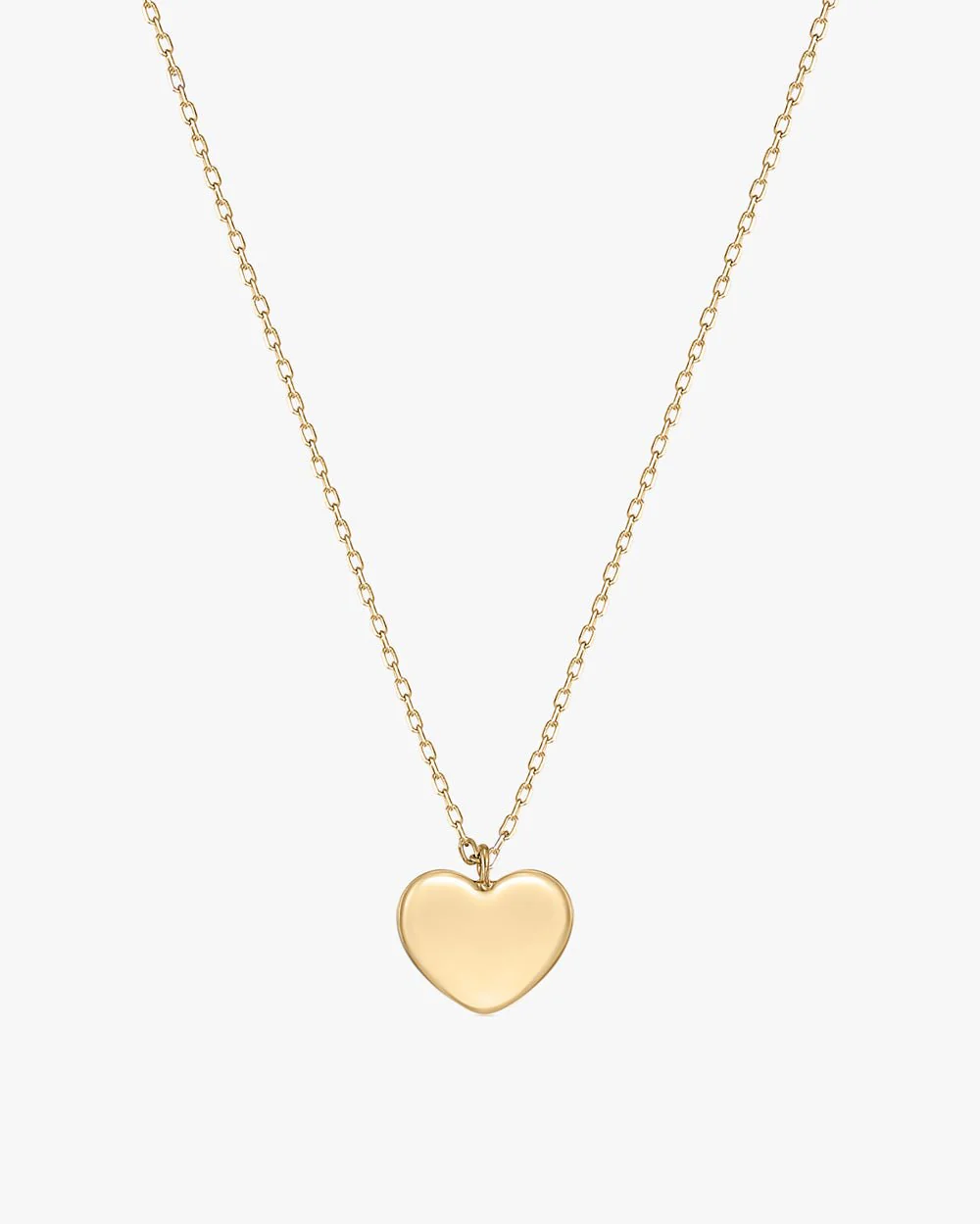 AZORES 14K ENGRAVABLE HEART NECKLACE - Image 4