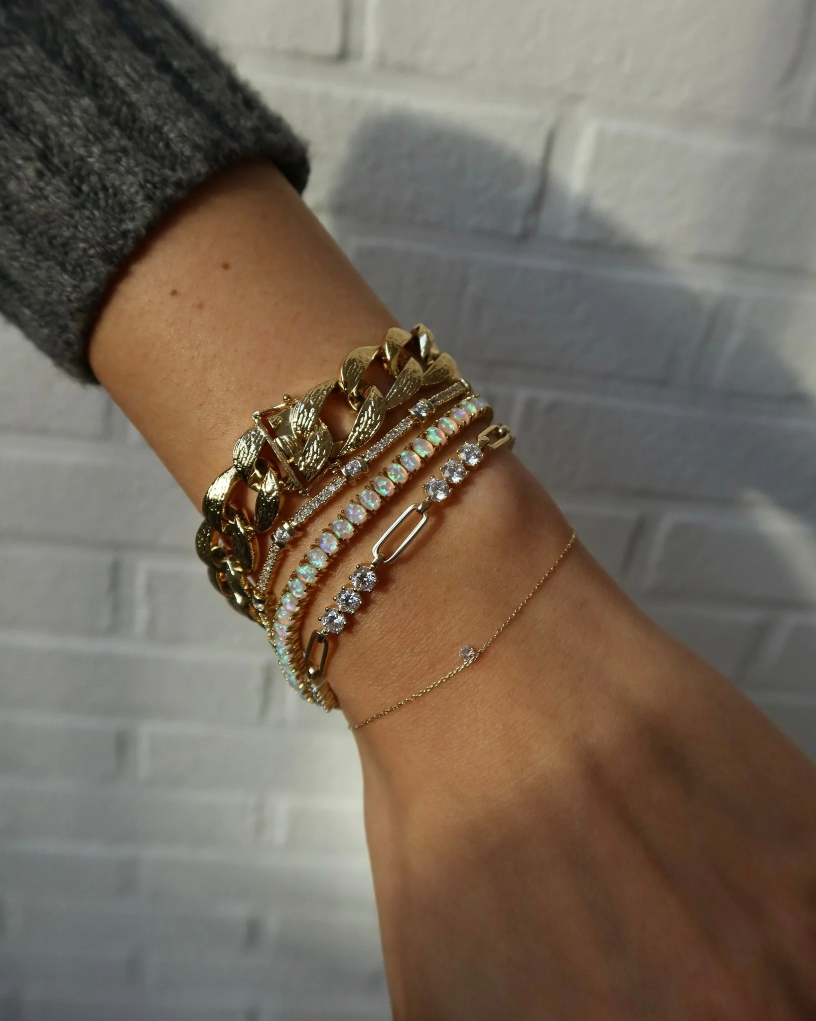 Alara Cz Trio Tennis Bracelet - Image 10