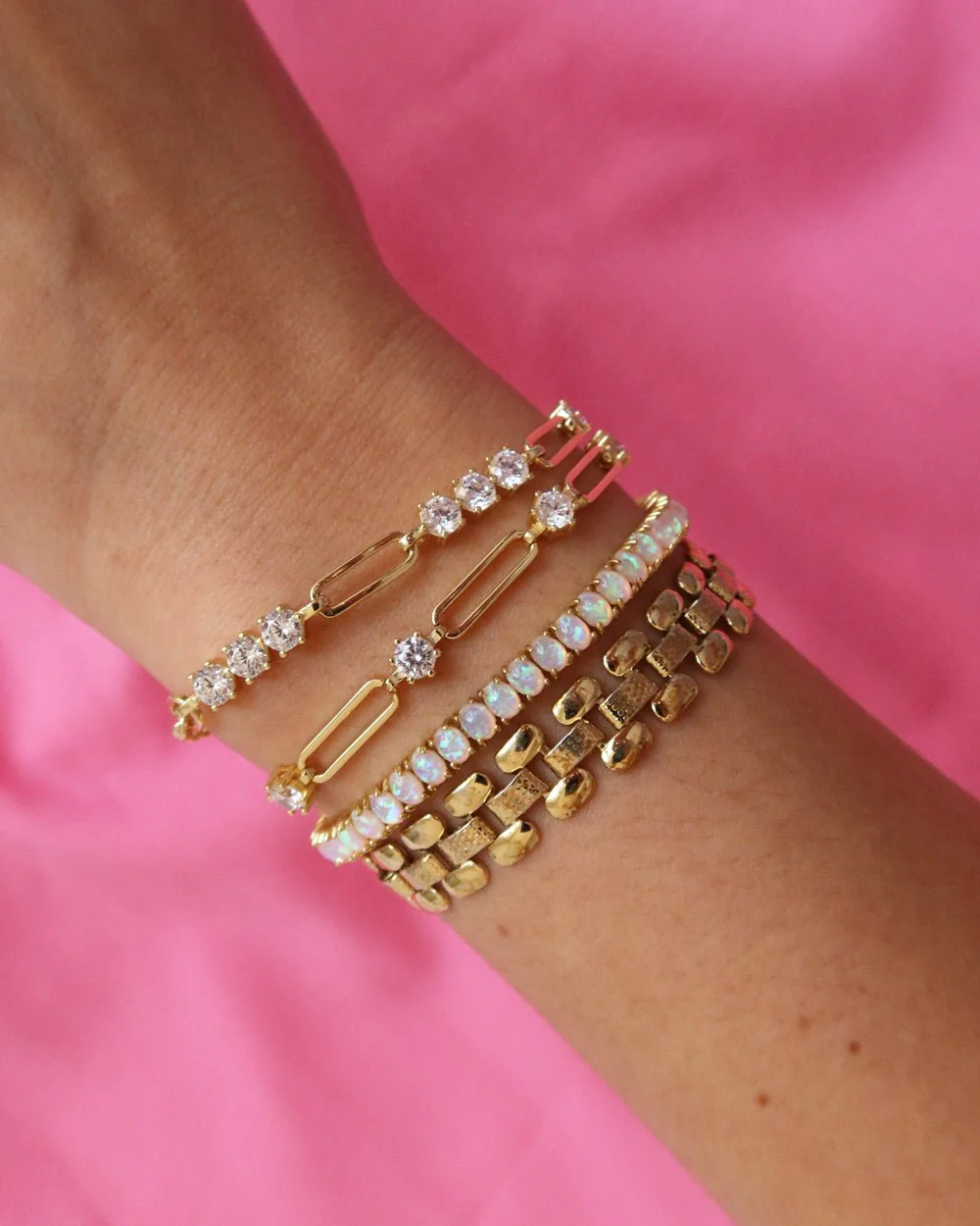 Alara Cz Trio Tennis Bracelet - Image 11