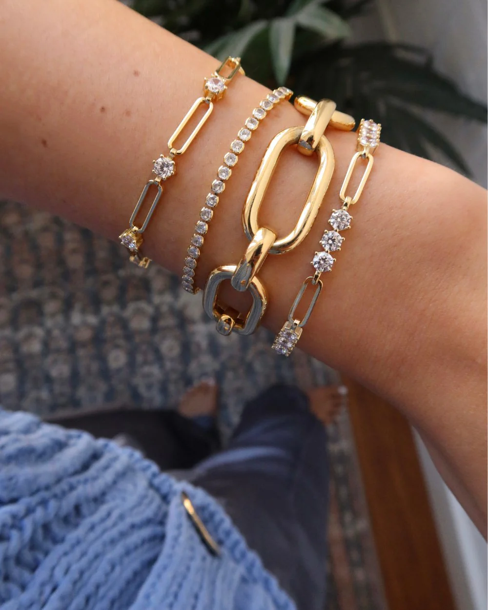 Alara Cz Trio Tennis Bracelet - Image 5