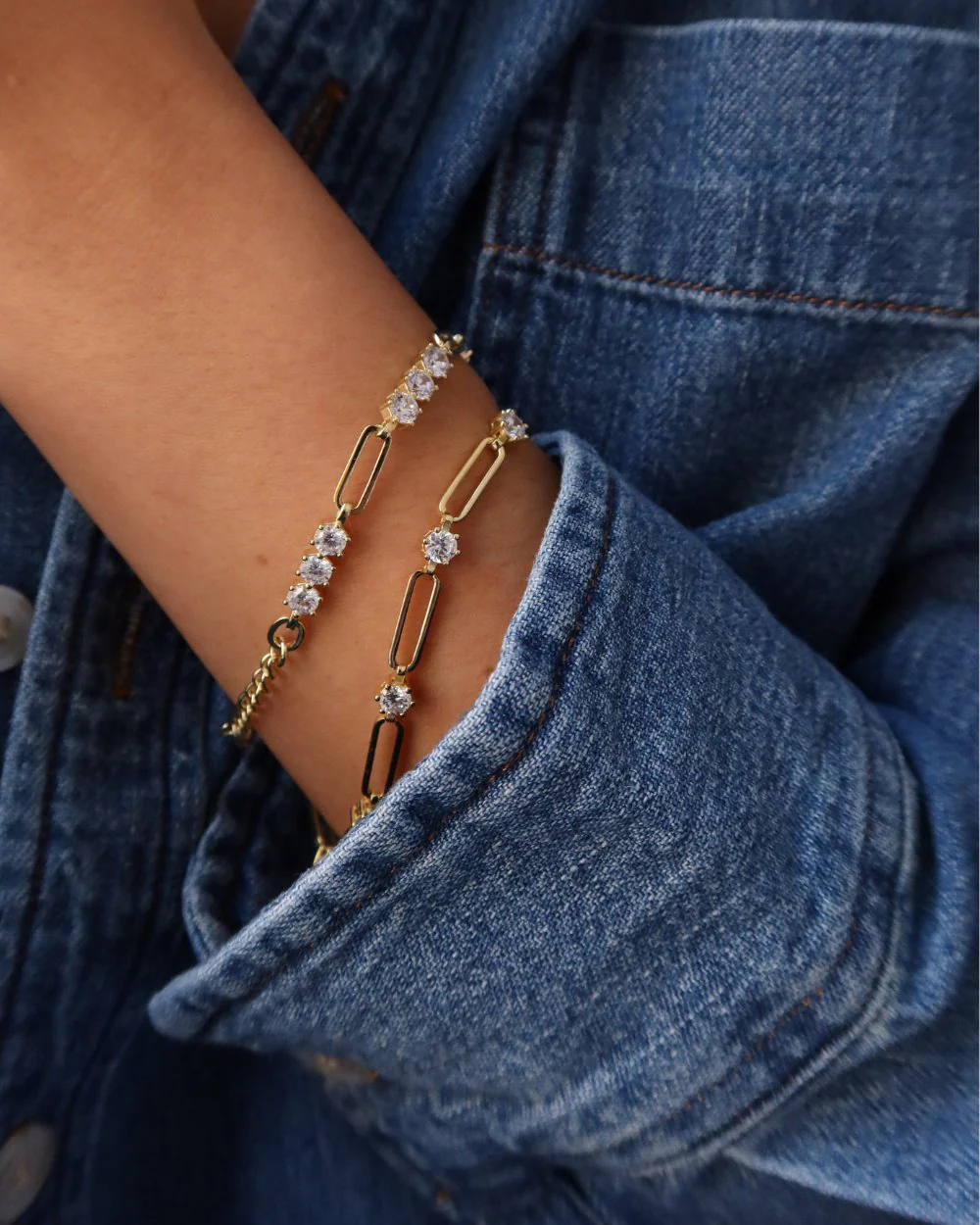 Alara Cz Trio Tennis Bracelet - Image 7
