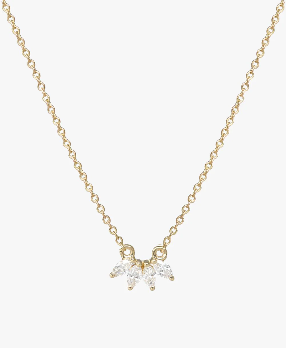 BAIKAL MARQUISE DIAMOND NECKLACE