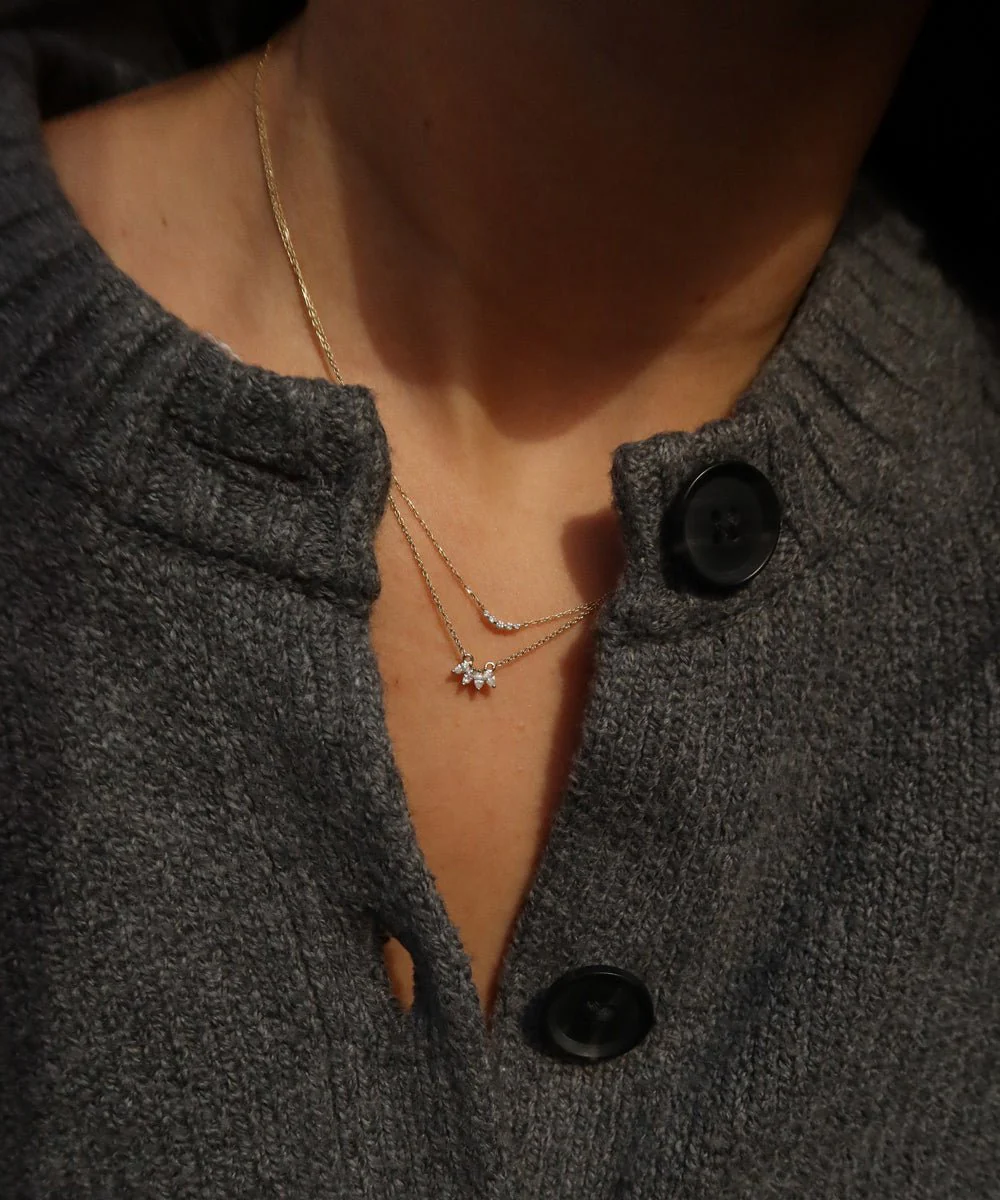 BAIKAL MARQUISE DIAMOND NECKLACE - Image 5