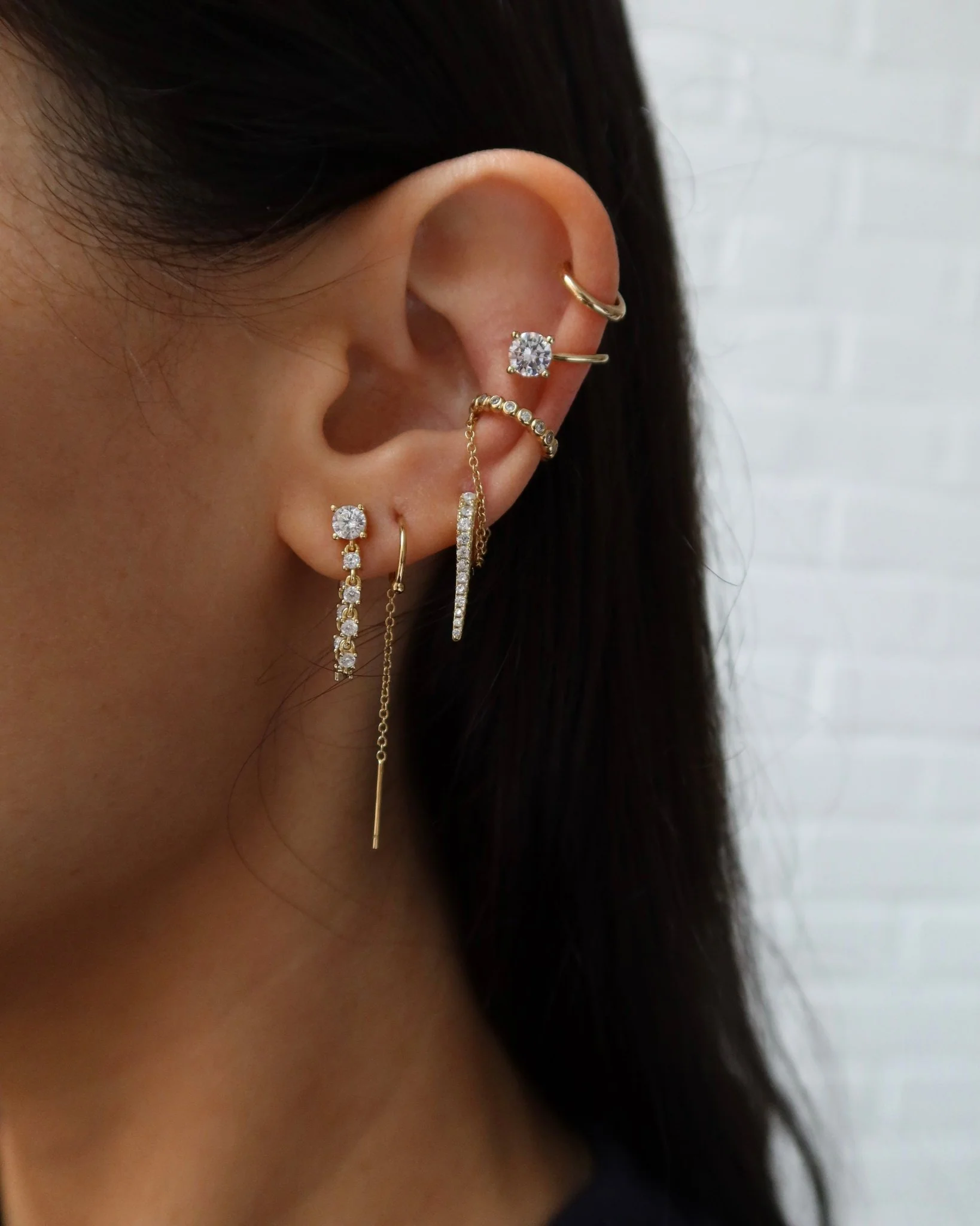 KAYLA BOLD CZ EAR CUFF - Image 8