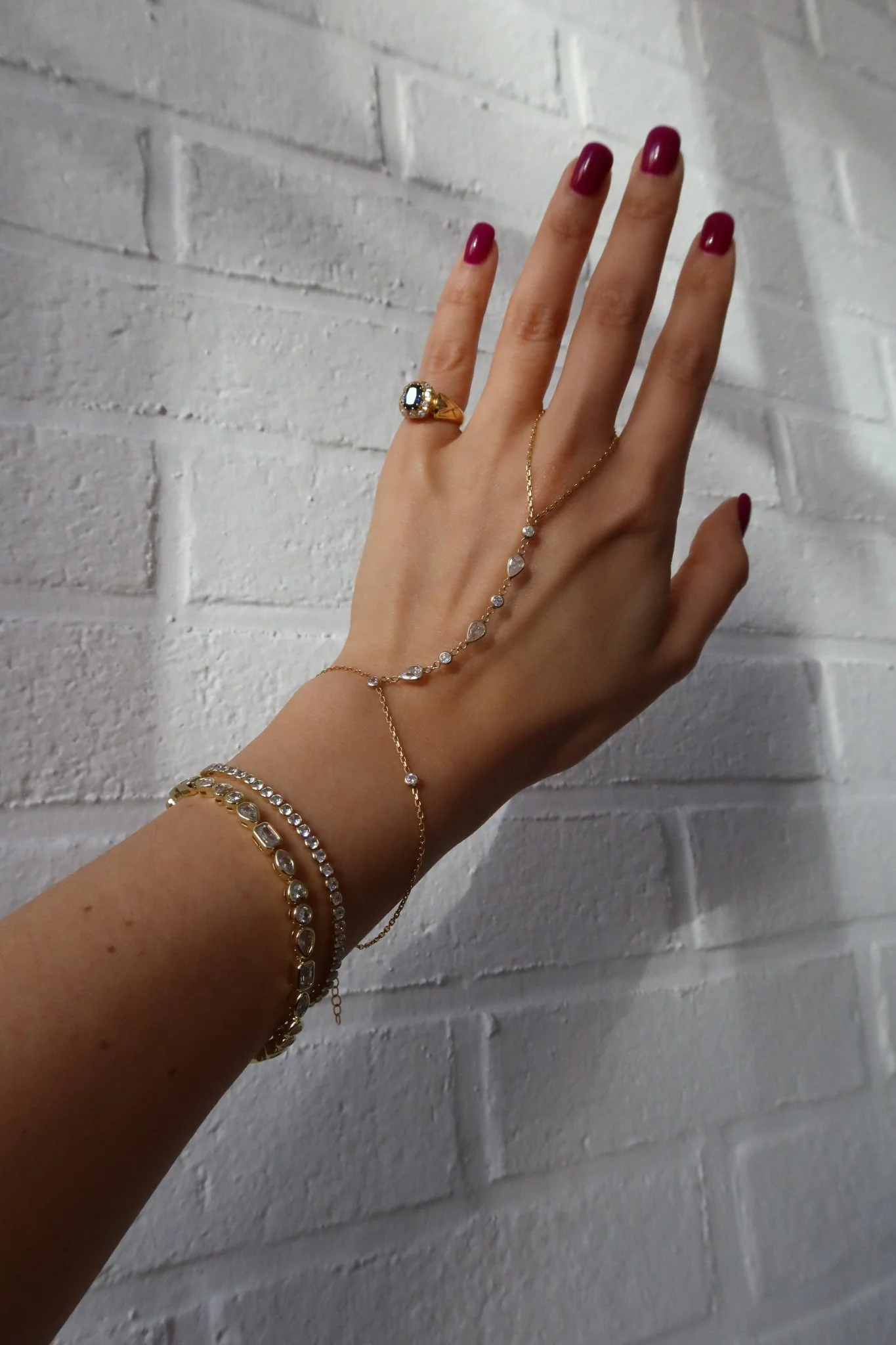 CHLOE MIXED STONE BEZEL TENNIS BRACELET - Image 9