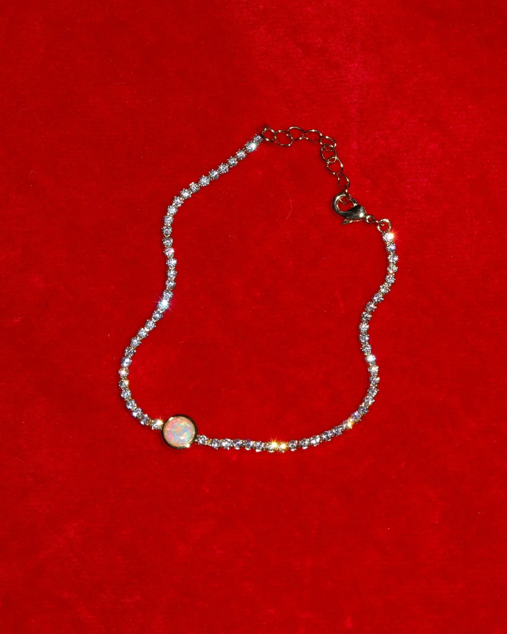 HOLLIS BEZEL OPAL TENNIS BRACELET - Image 6