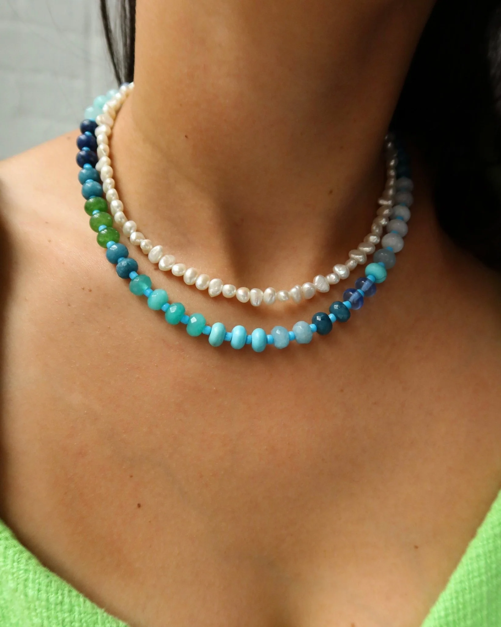 ISLA PEARL NECKLACE WITH RING CLASP - Image 11