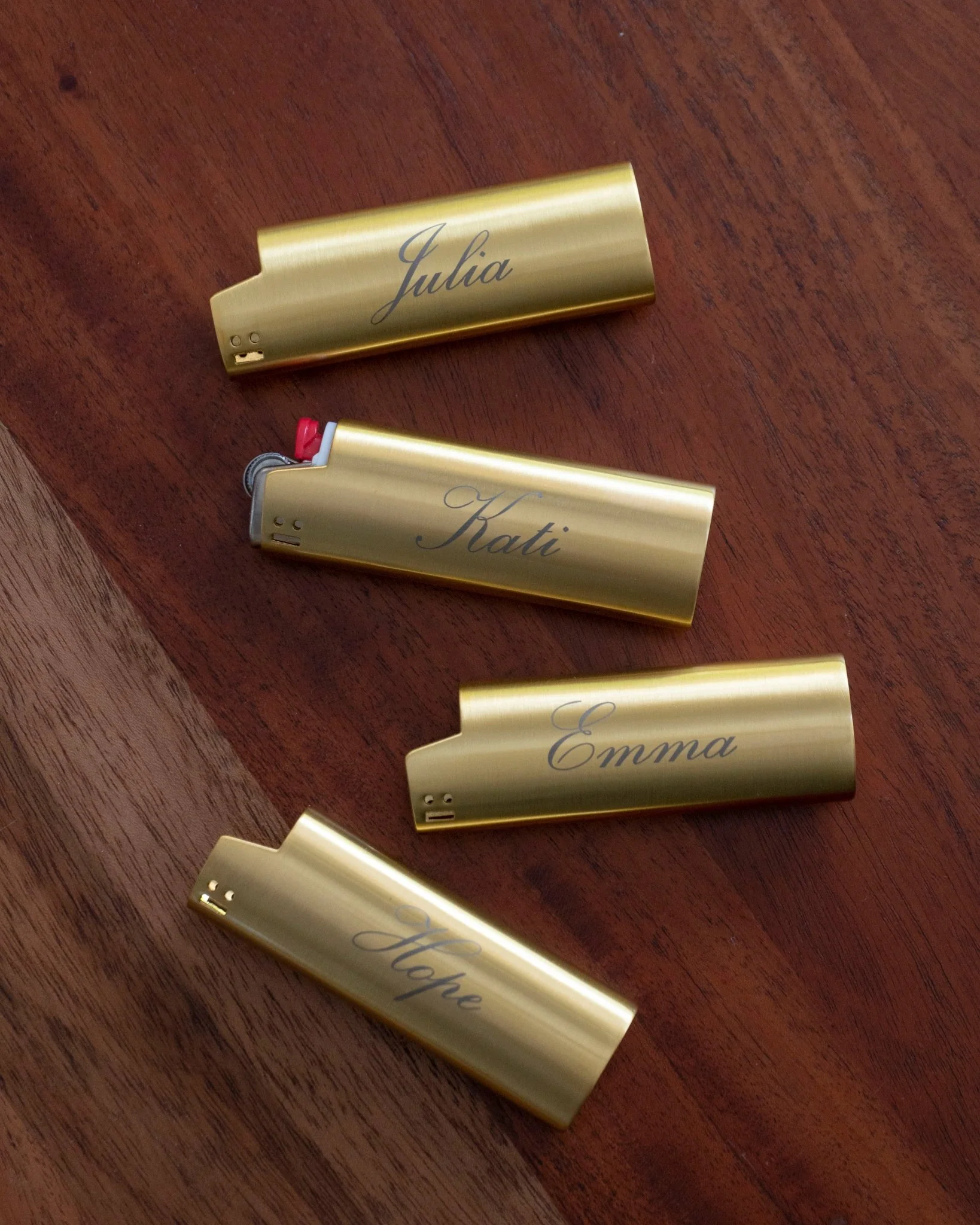 BRUSHED BRASS LIGHTER COVER - Image 4