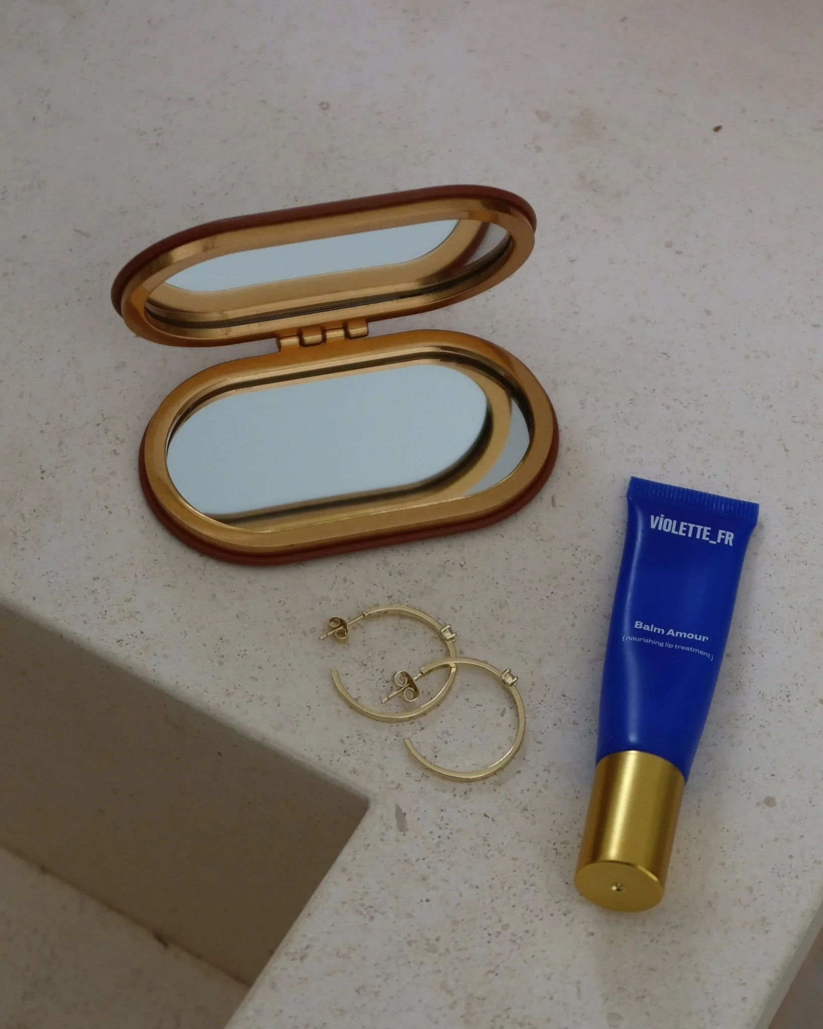 CUSTOMIZABLE LEATHER COMPACT MIRROR - Image 4