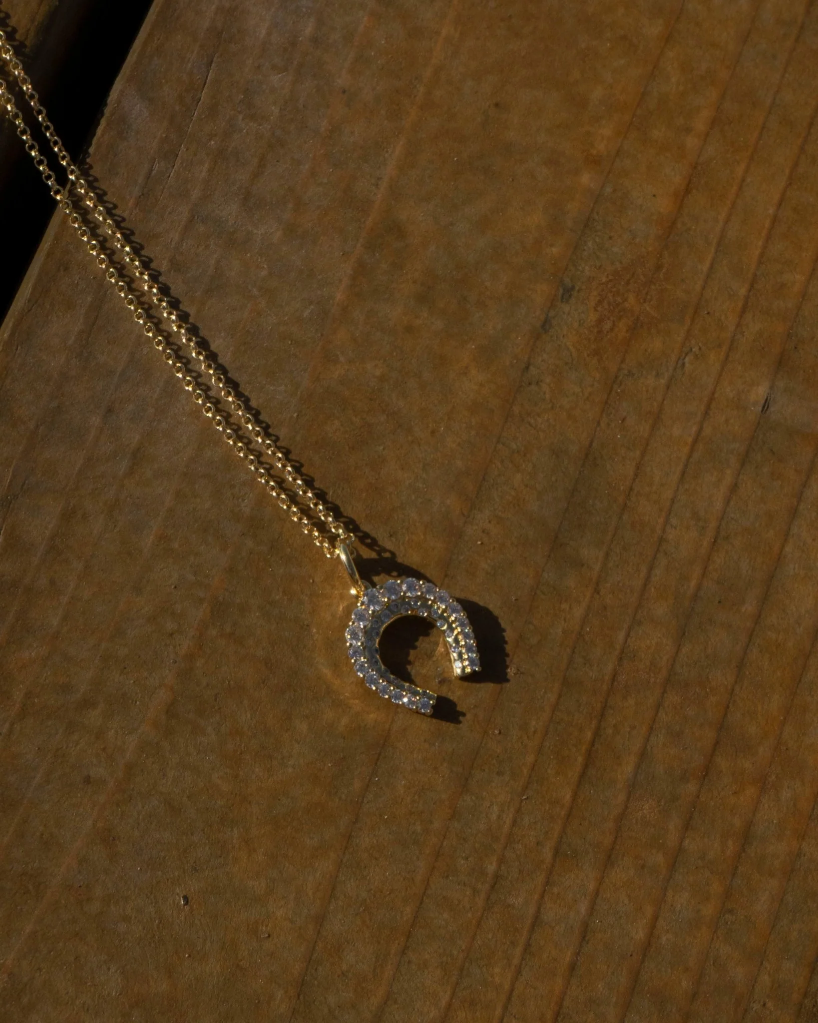 LOREN HORSESHOE PENDANT NECKLACE - Image 8