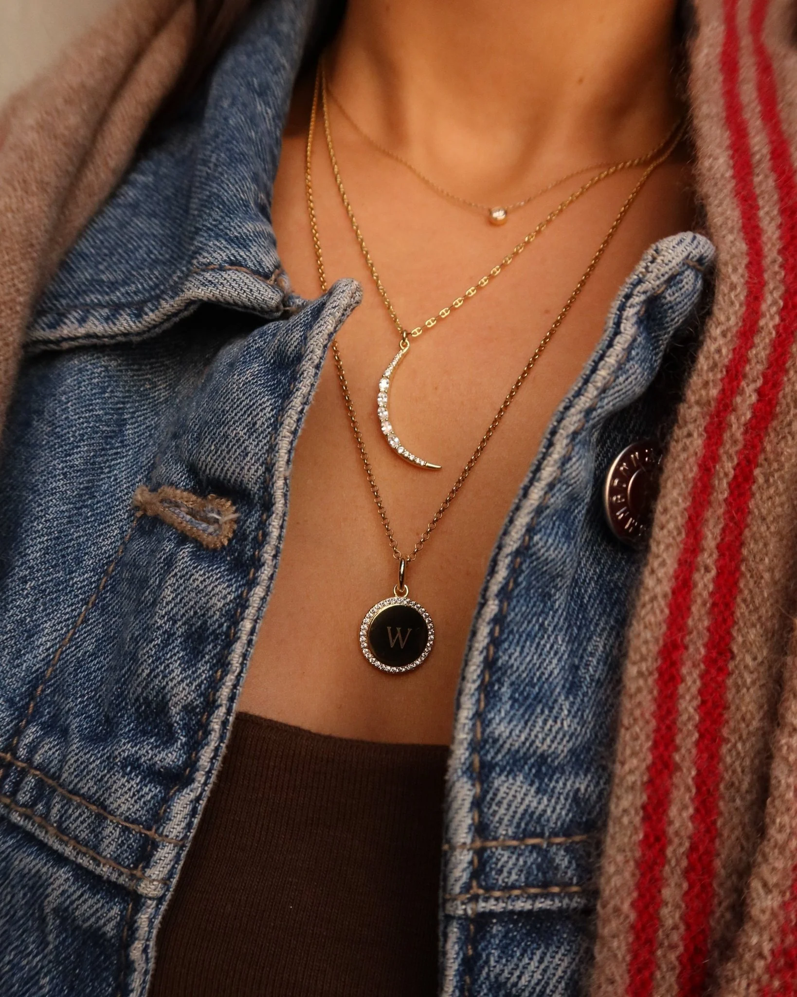 SKYLAR MOON MARINER CHAIN NECKLACE - Image 4