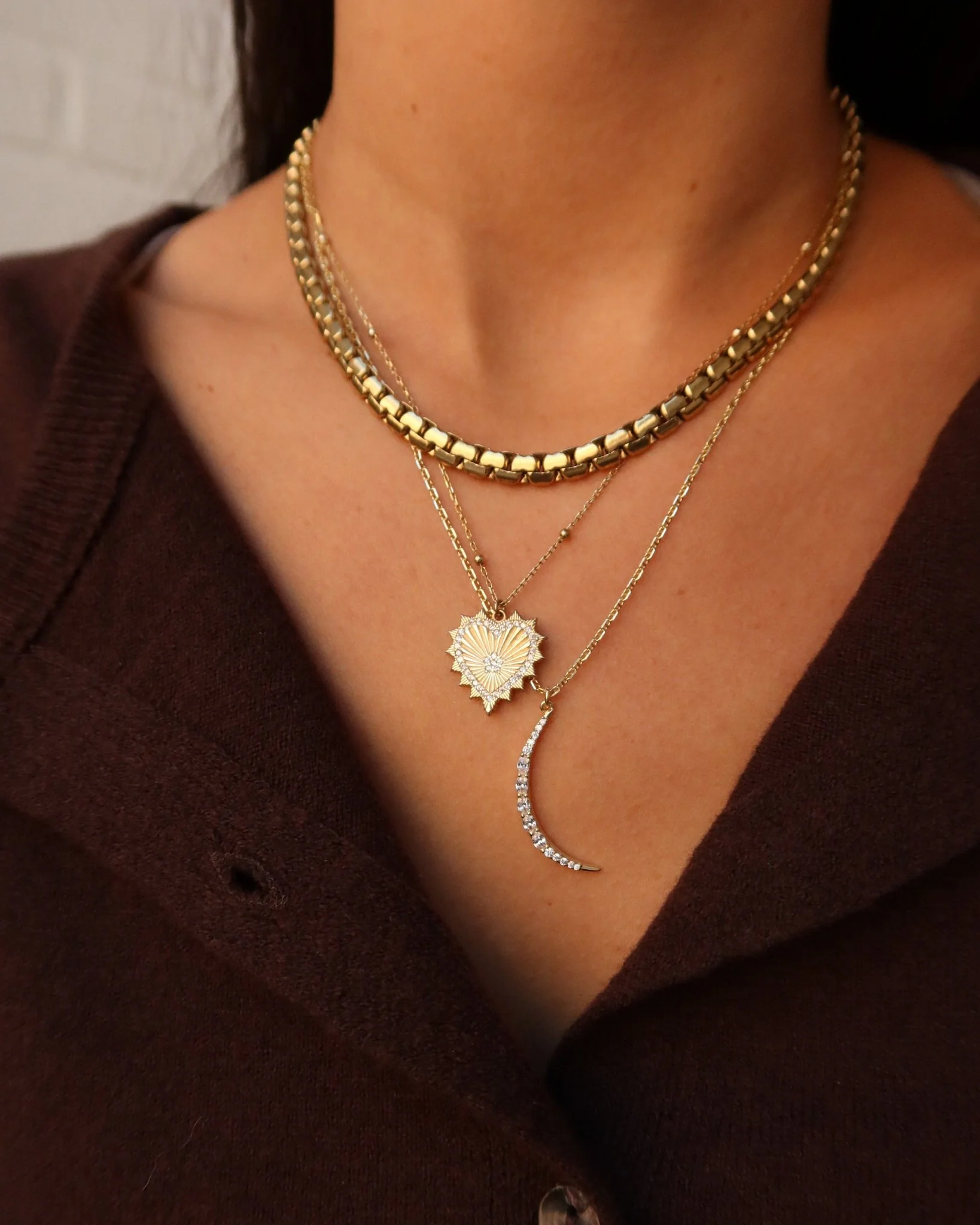 SKYLAR MOON MARINER CHAIN NECKLACE - Image 6