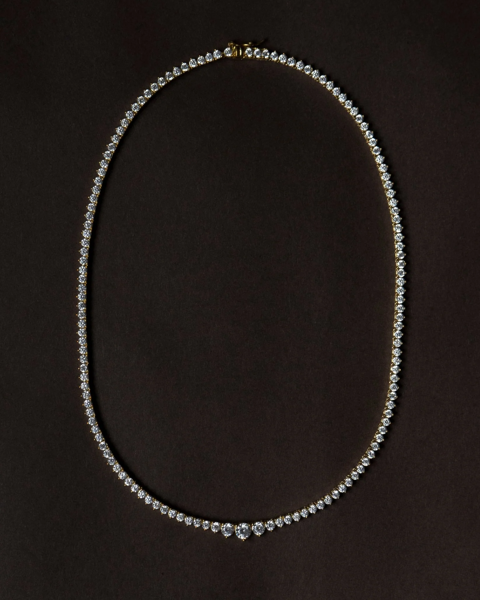 Daphne Bold Gradient Tennis Necklace