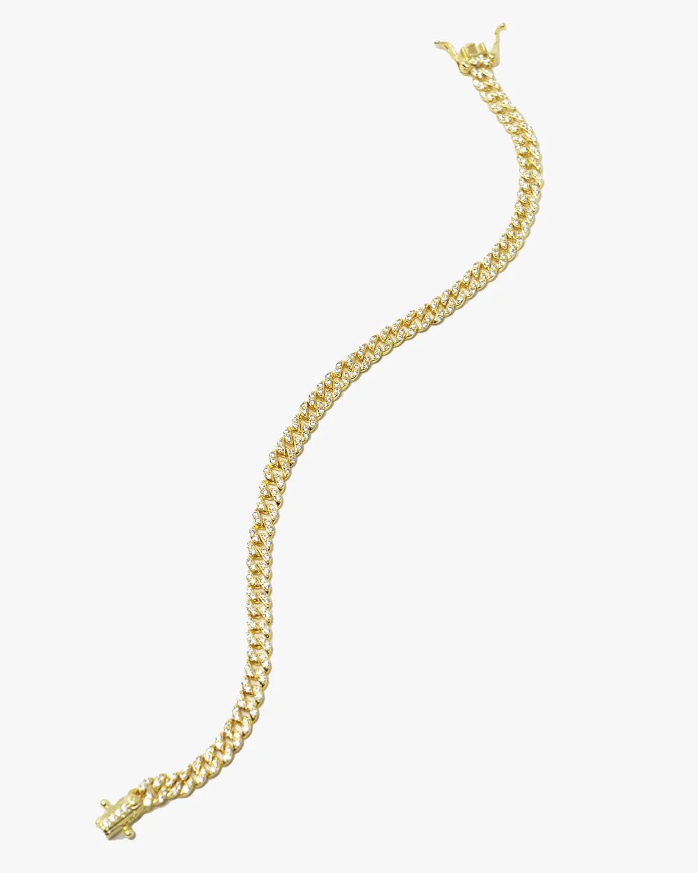 DEJA CZ CURB CHAIN BRACELET - Image 4