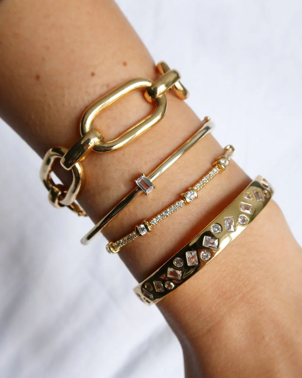 HAZEL DOTTED TENNIS BRACELET - Image 7