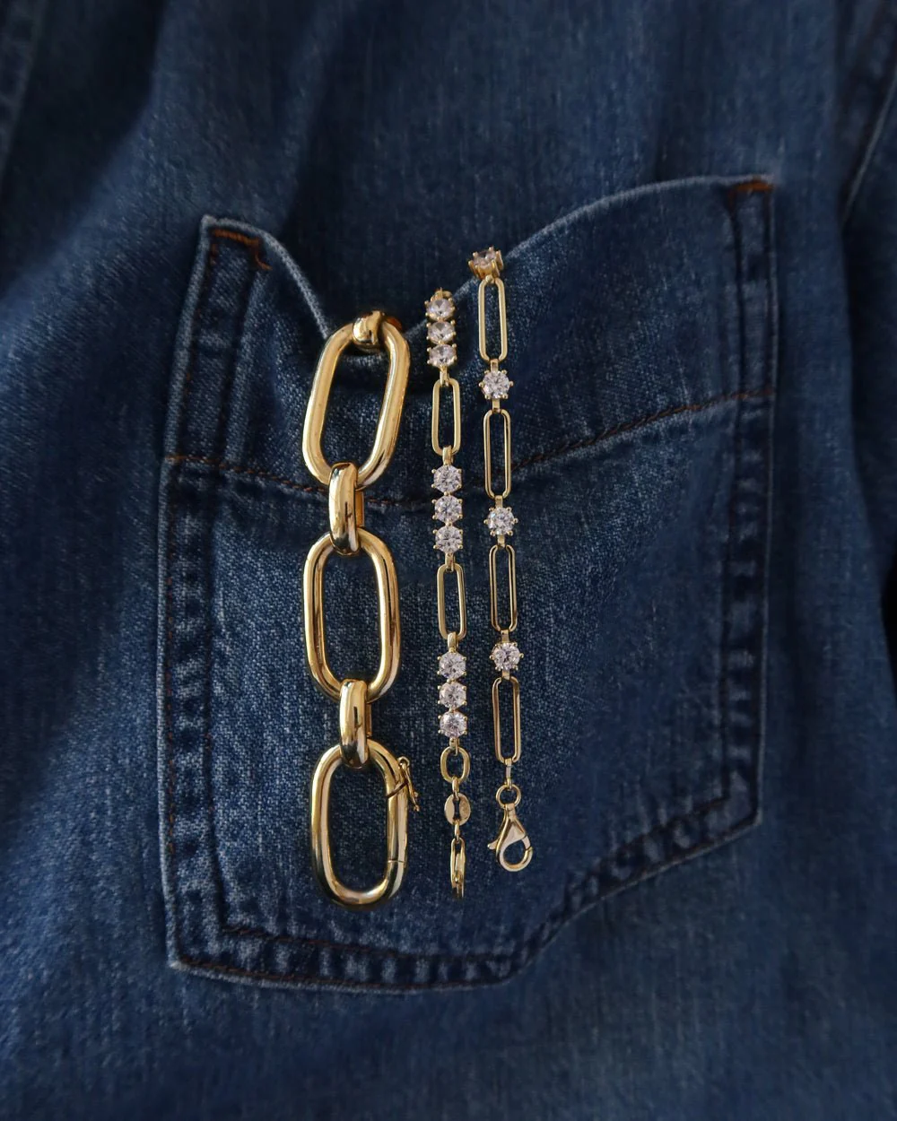 Gigi Bold Link Bracelet - Image 7