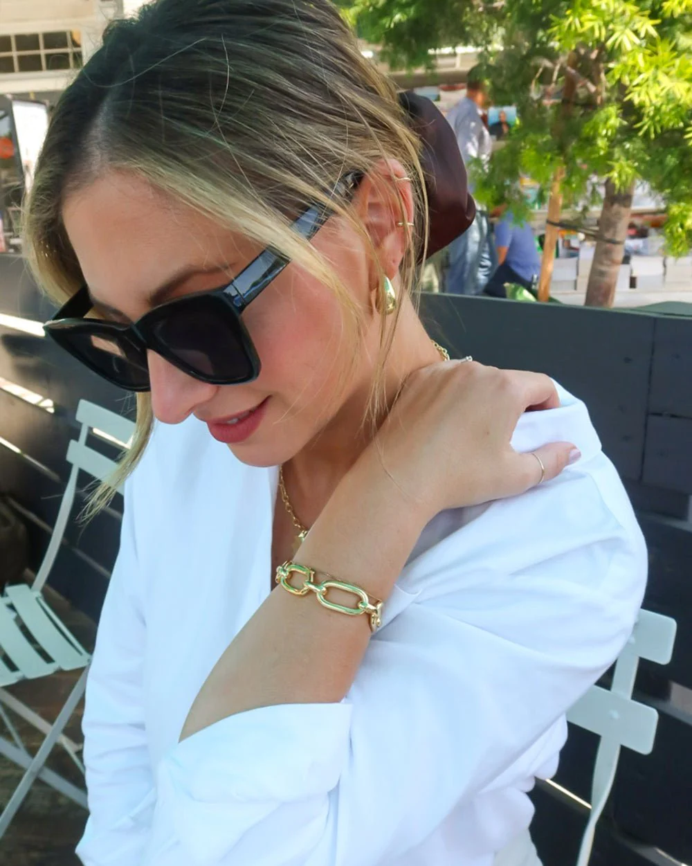 Gigi Bold Link Bracelet - Image 9