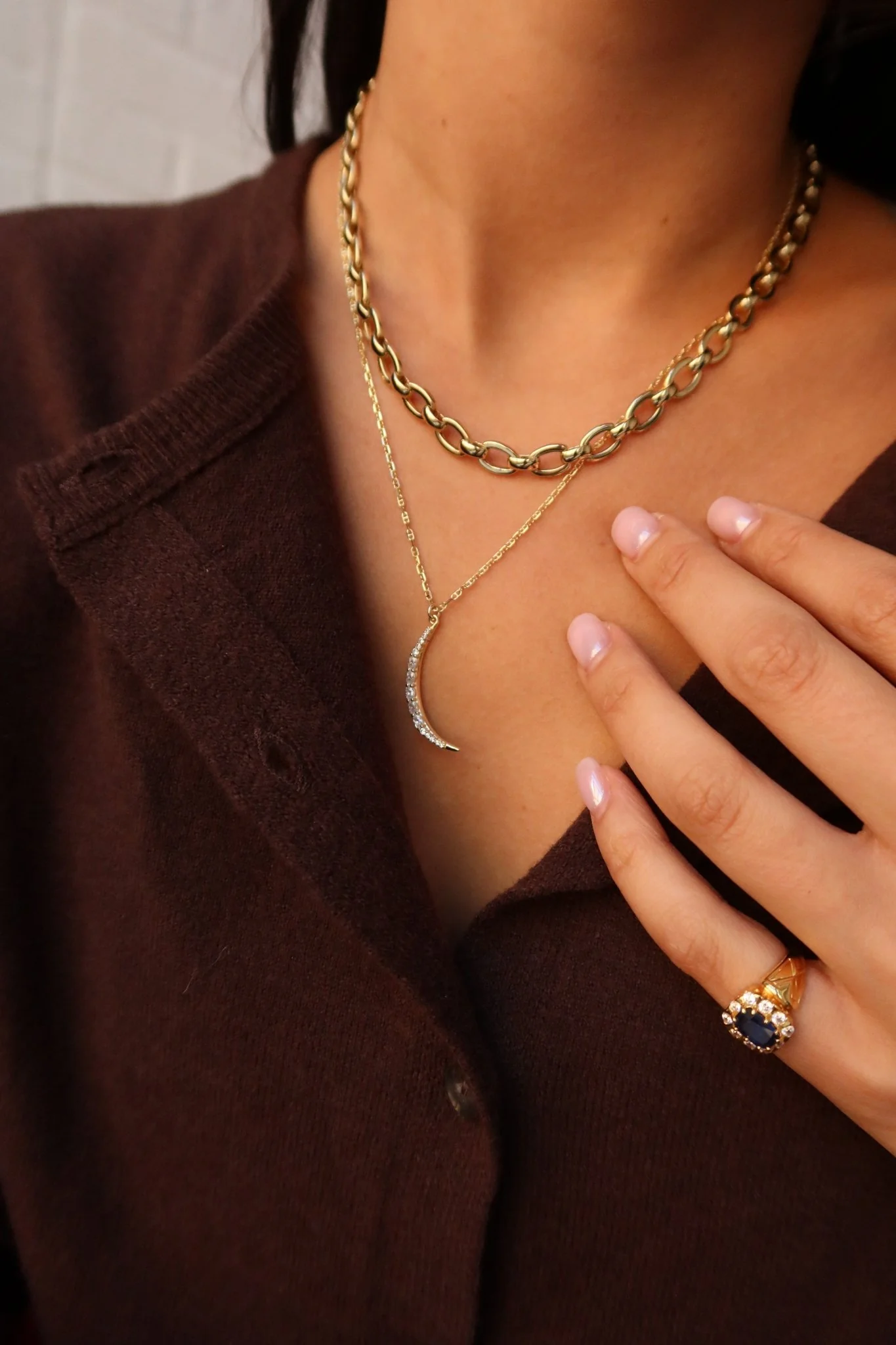 GRACE CHAIN LINK NECKLACE - Image 4