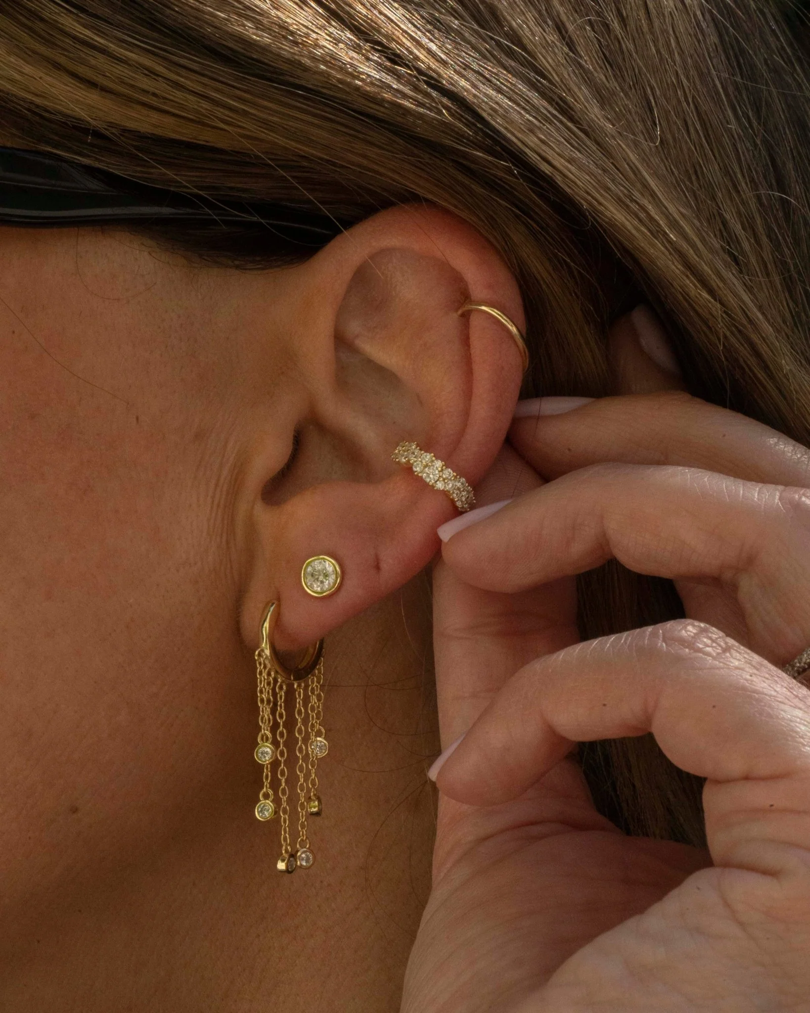 THE ANNA BEZEL STUDS - Image 4