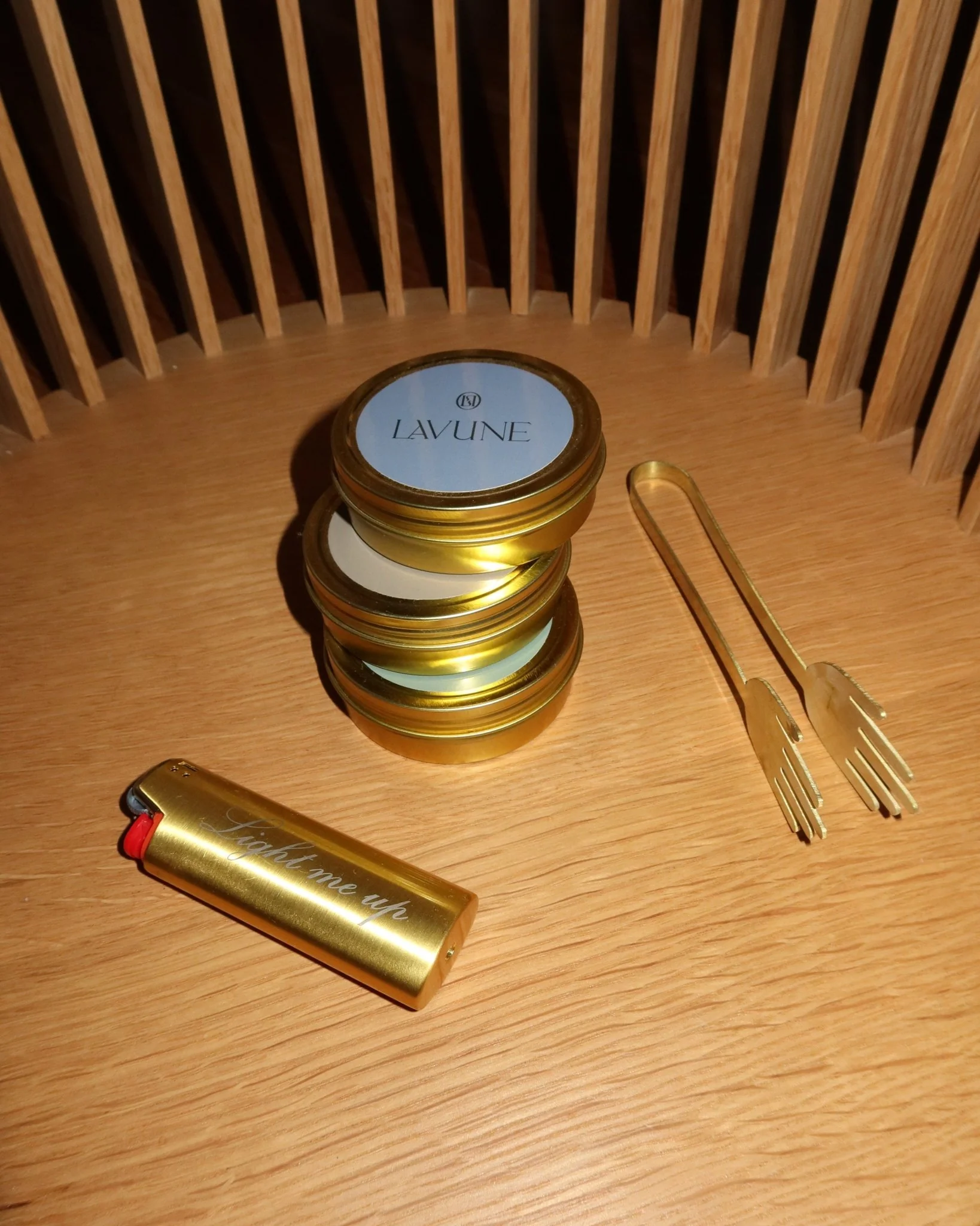BRUSHED BRASS LIGHTER COVER - Image 8