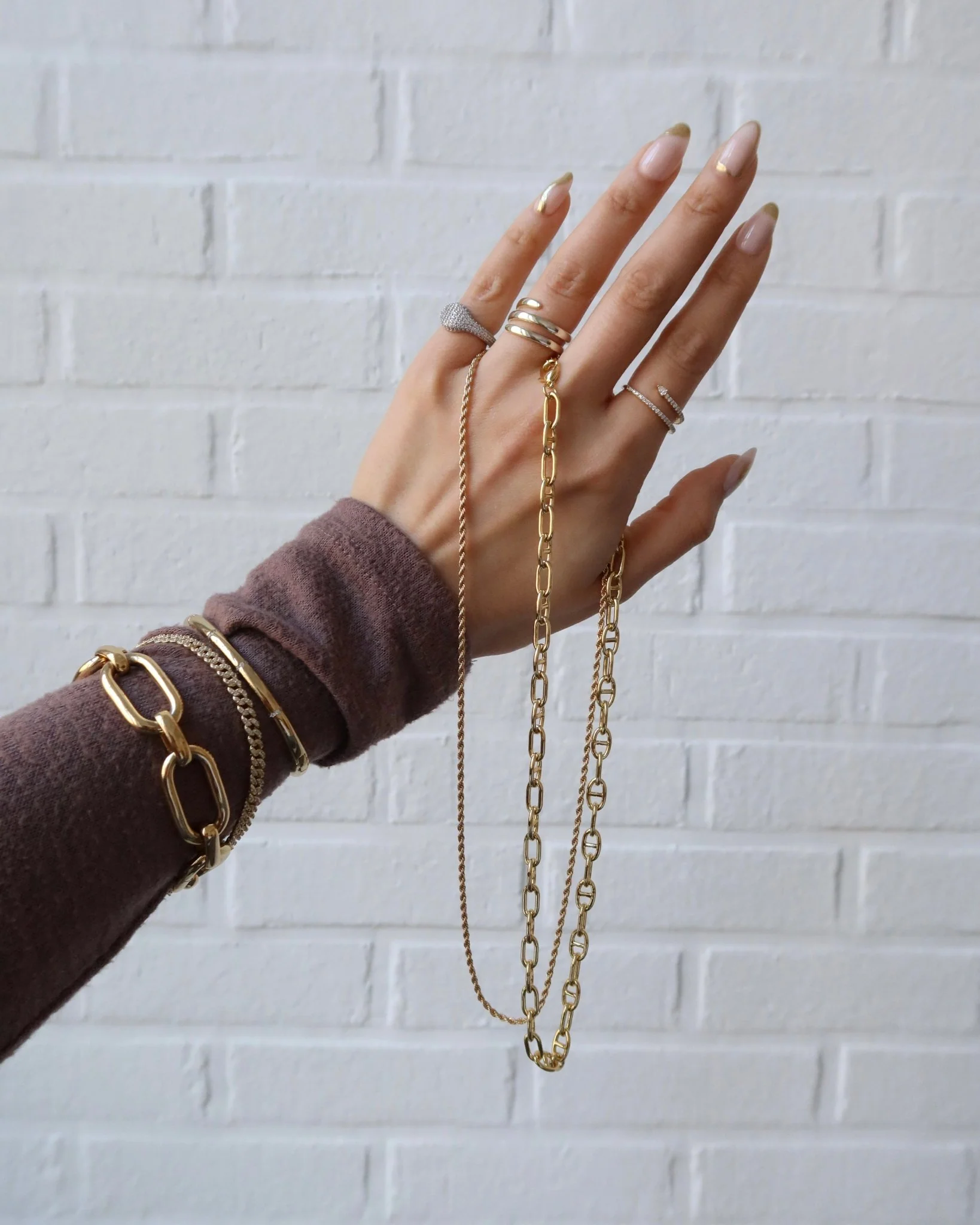 LIANNA LAYERING ROPE NECKLACE - Image 5