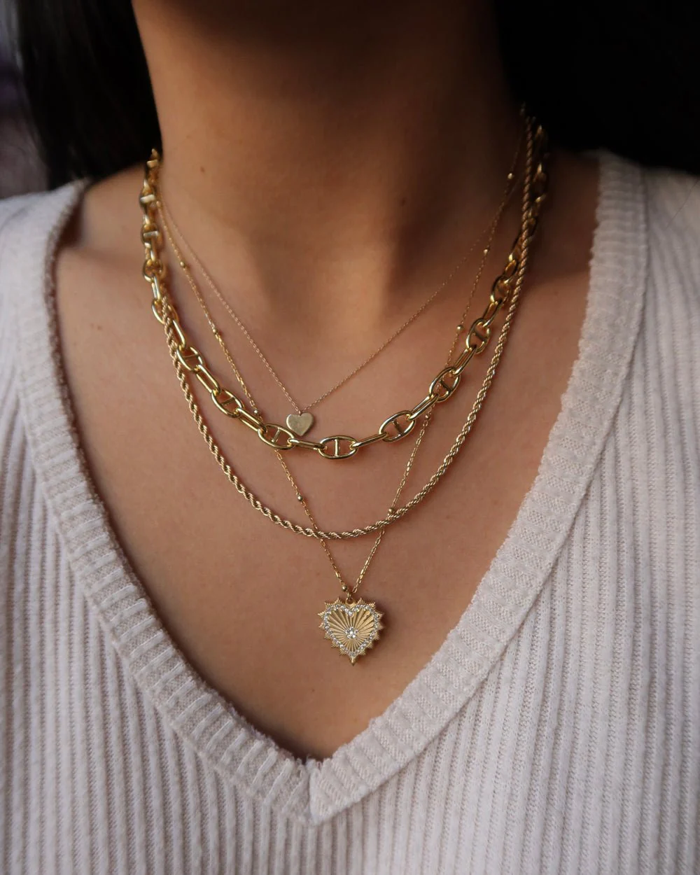 LIANNA LAYERING ROPE NECKLACE - Image 6