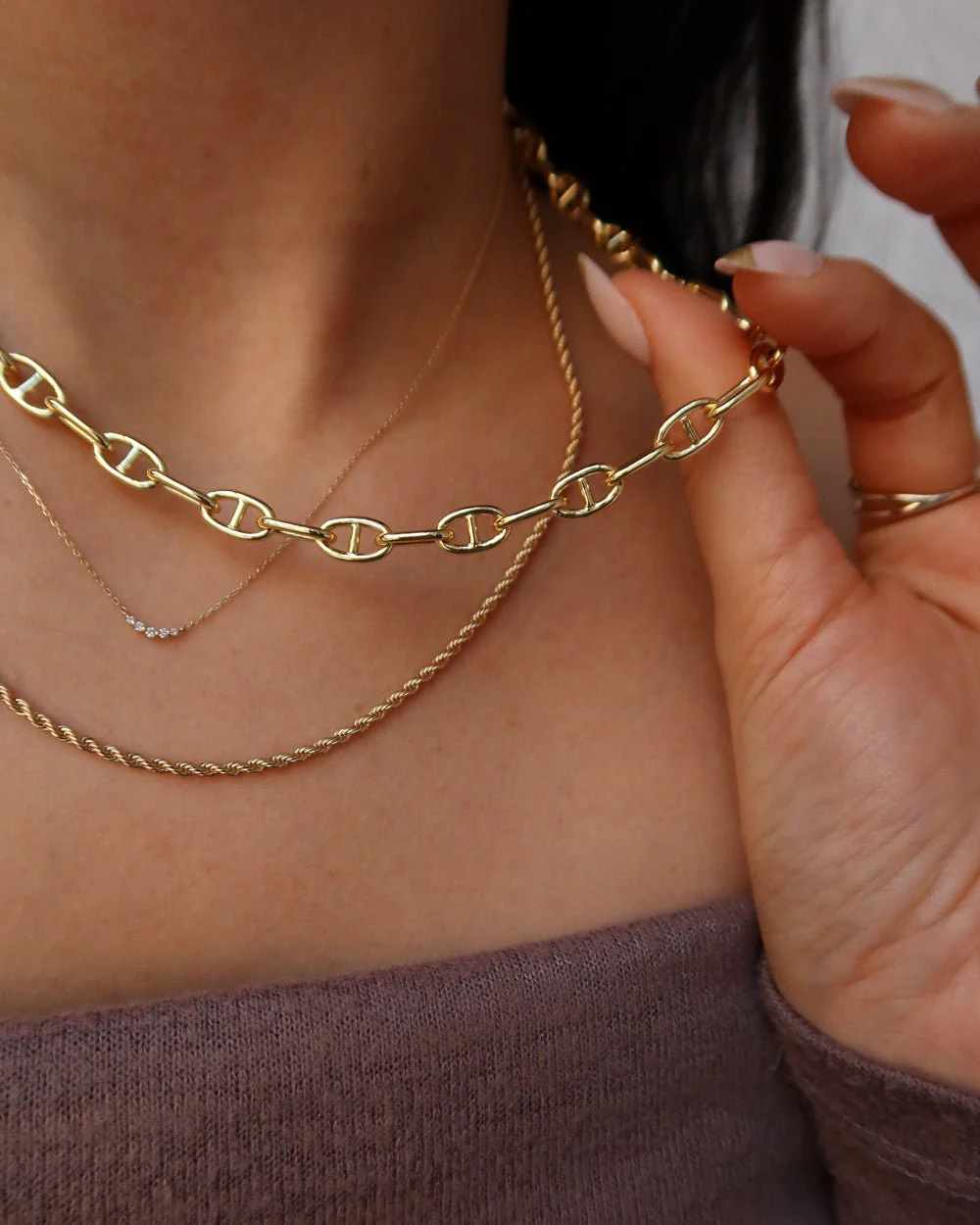 LIANNA LAYERING ROPE NECKLACE - Image 7