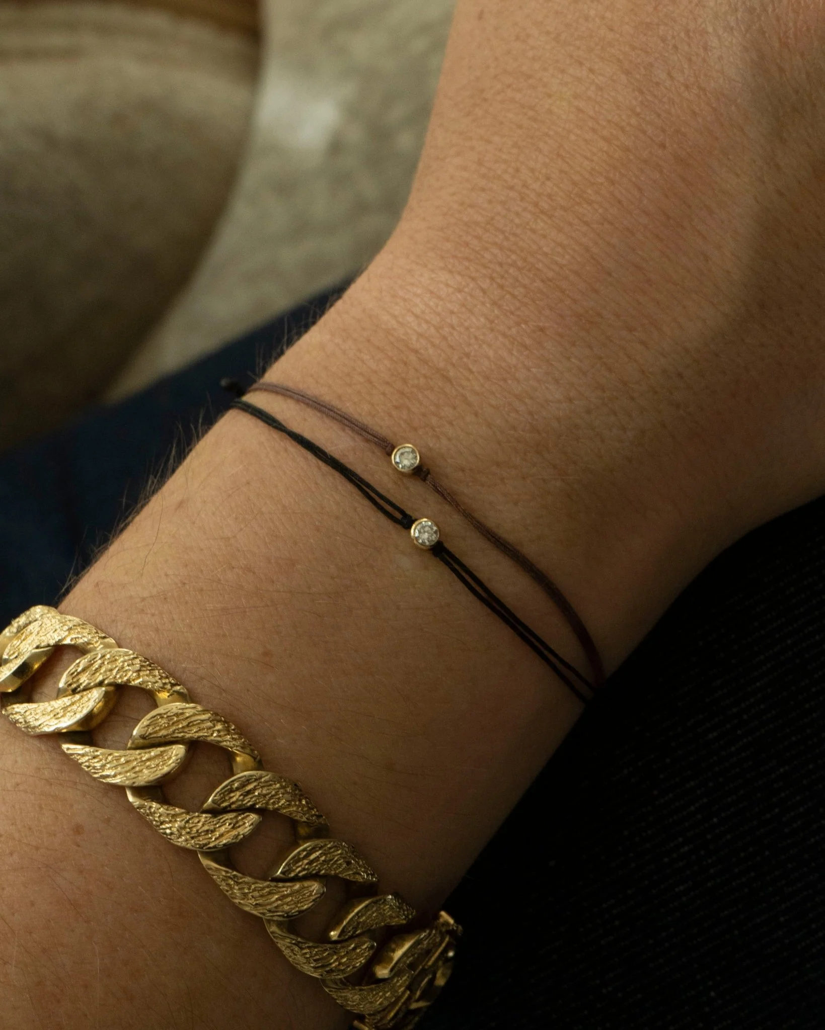 LUCERNE DIAMOND CORD BRACELET - Image 8