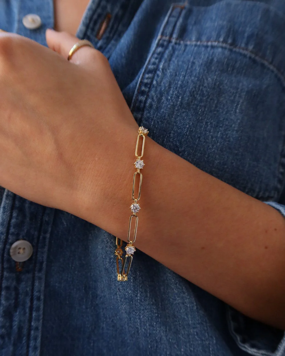 Minna Cz Tennis Bracelet - Image 5