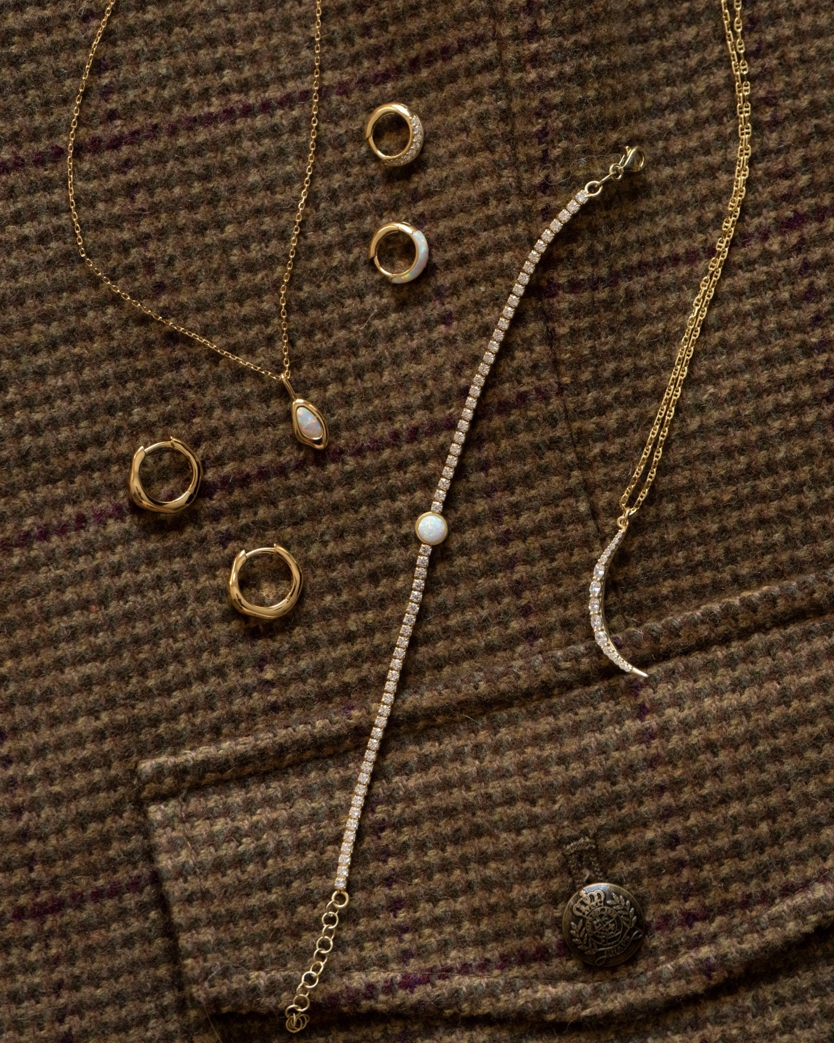 KELSIE MINI ORGANIC OPAL NECKLACE - Image 3