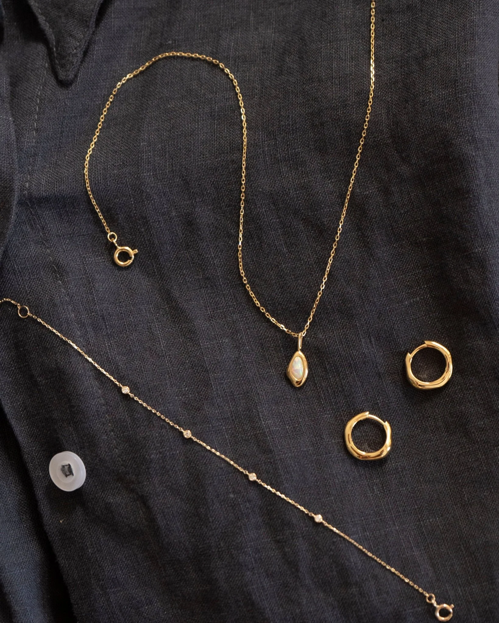 KELSIE MINI ORGANIC OPAL NECKLACE - Image 5