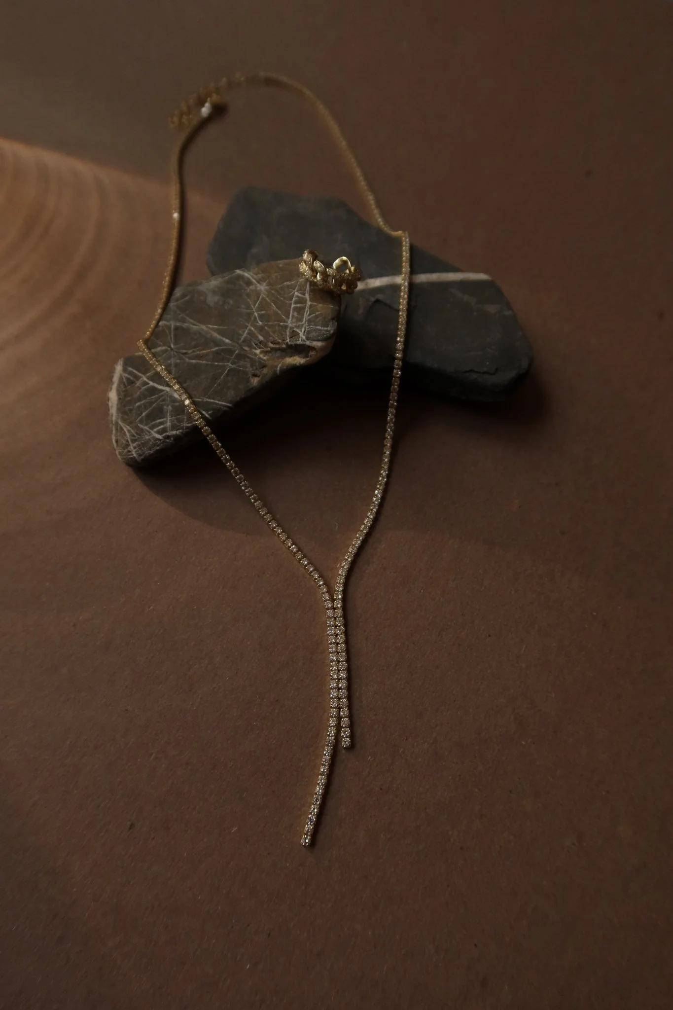 PAIGE CZ LARIAT TENNIS NECKLACE - Image 5