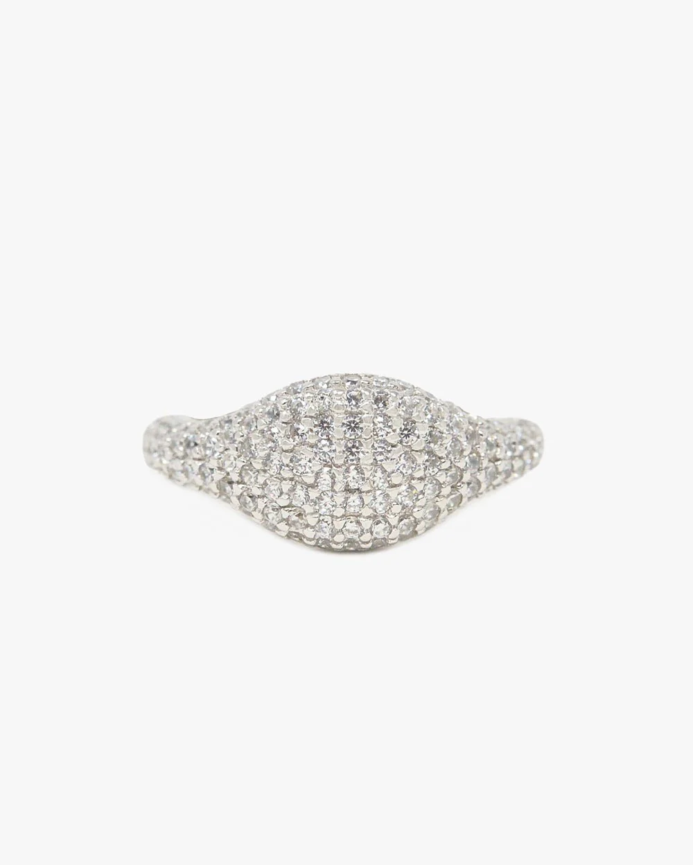 PENELOPE PAVÉ SIGNET RING - Image 3