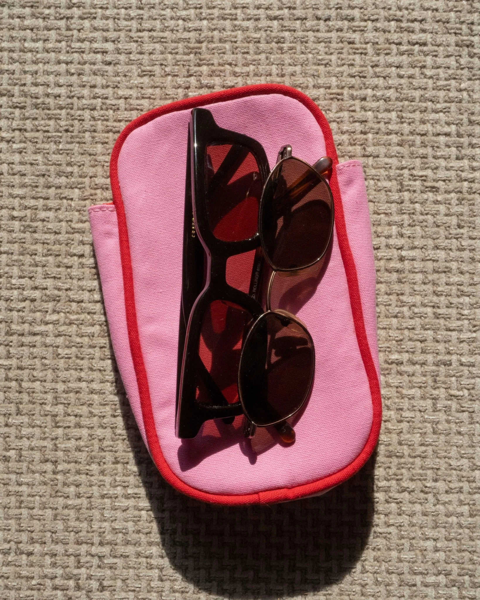 PINK AND RED DOUBLE SUNGLASS CASE - Image 6