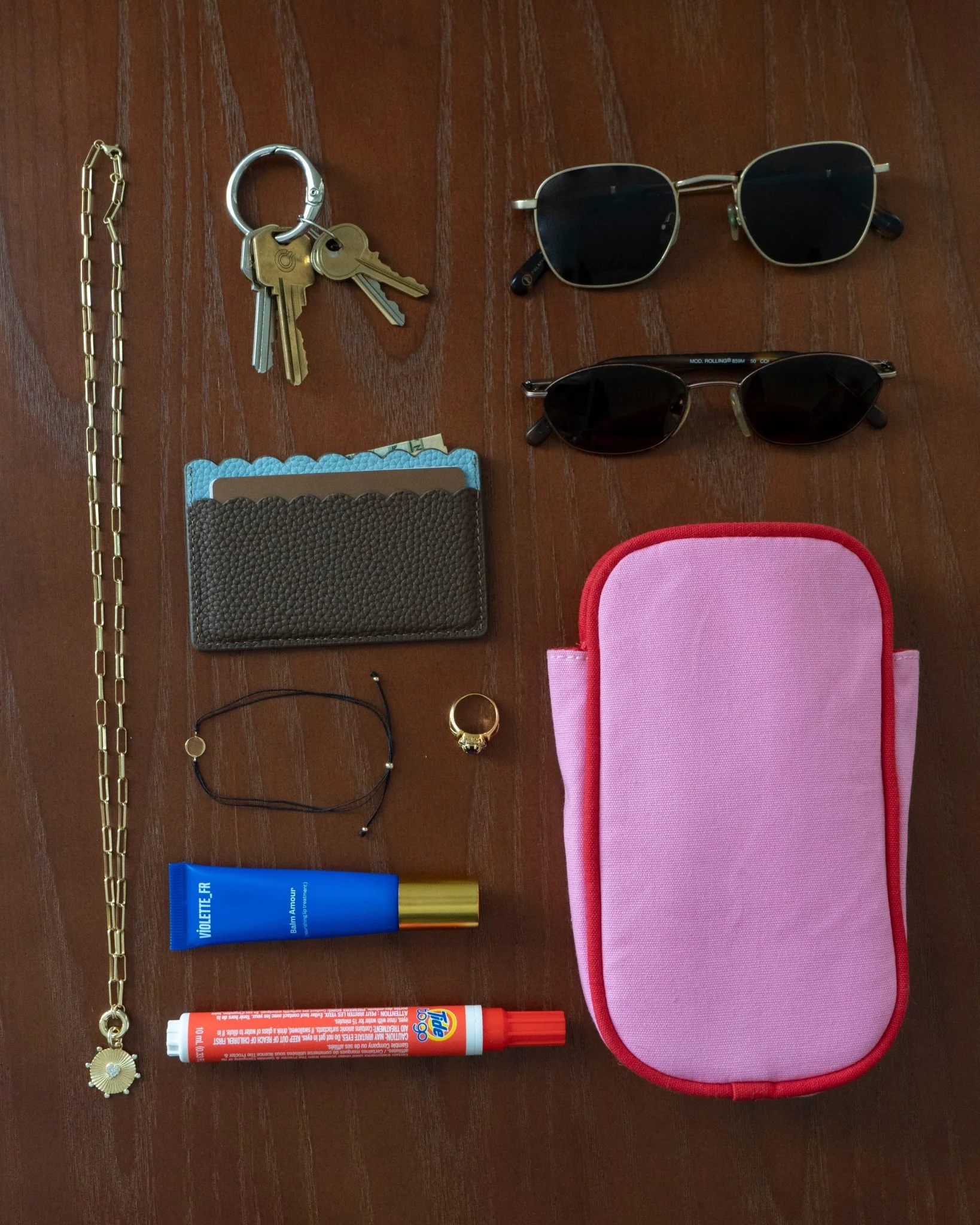 PINK AND RED DOUBLE SUNGLASS CASE - Image 7