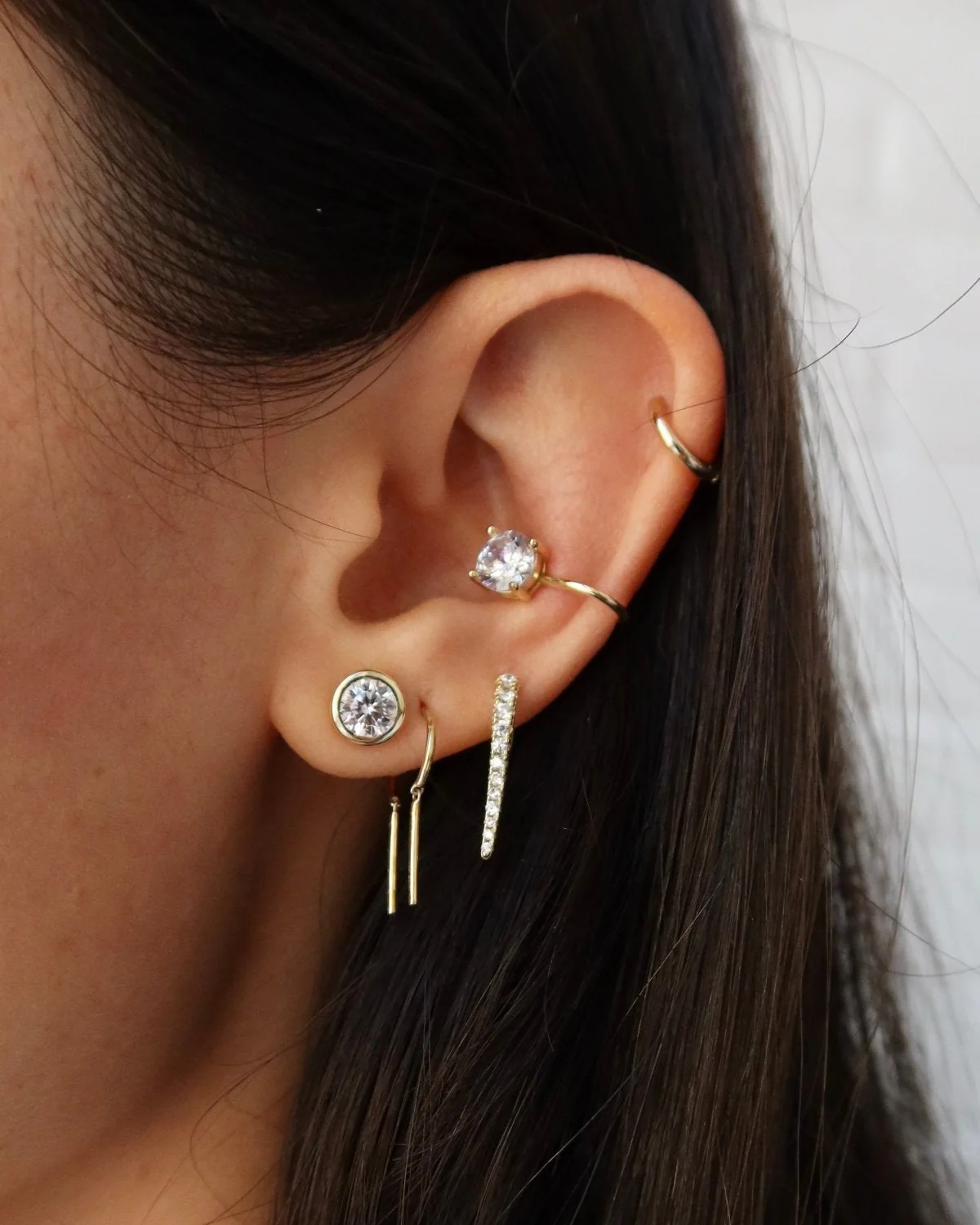 KAYLA BOLD CZ EAR CUFF - Image 3