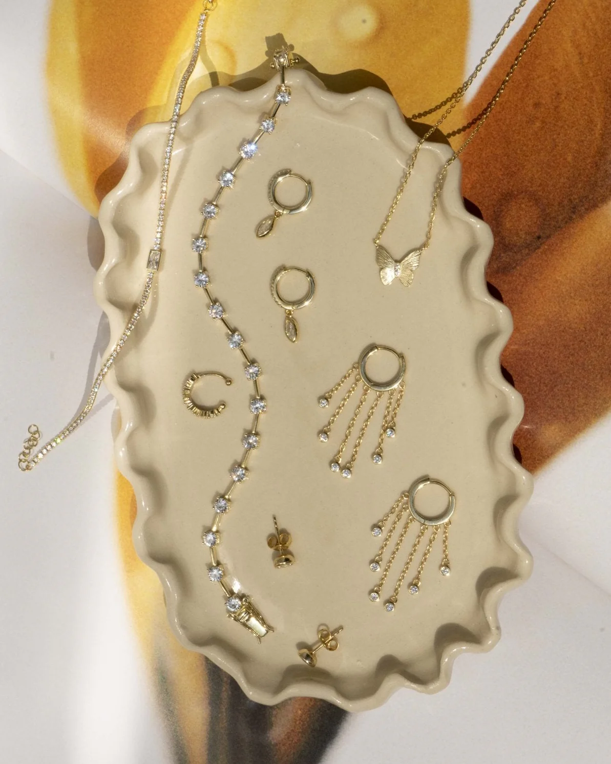 CAROLINA CZ STATION TENNIS BRACELET - Image 10