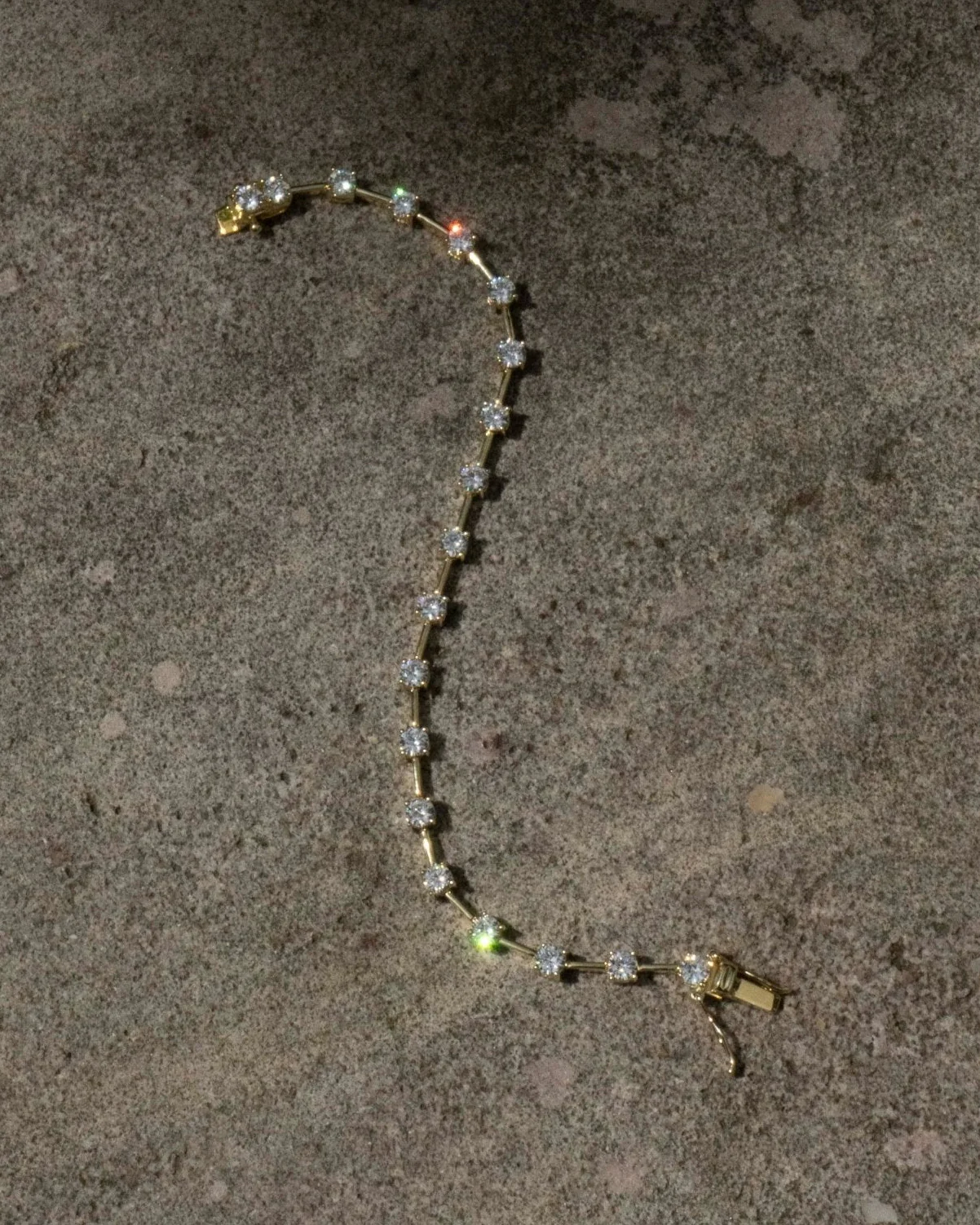 CAROLINA CZ STATION TENNIS BRACELET - Image 5