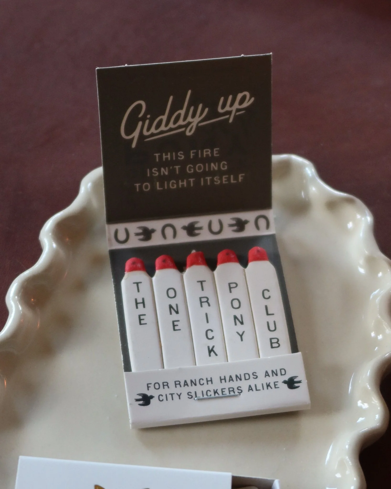 THE ONE TRICK PONY MATCHBOOK - Image 4